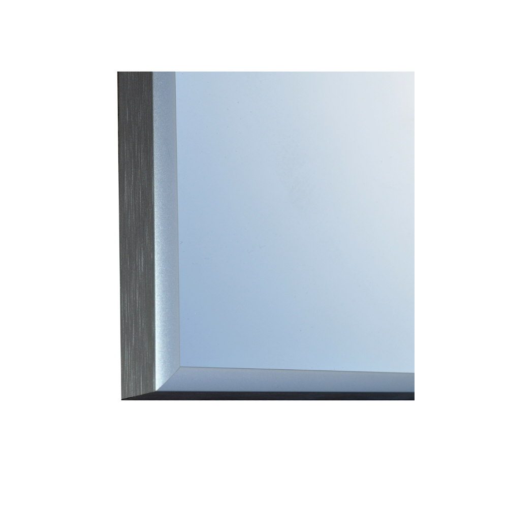 Sanicare Tutti LT1 spiegel aluminium met verwarming, verlichting en touch bediening 100cm
