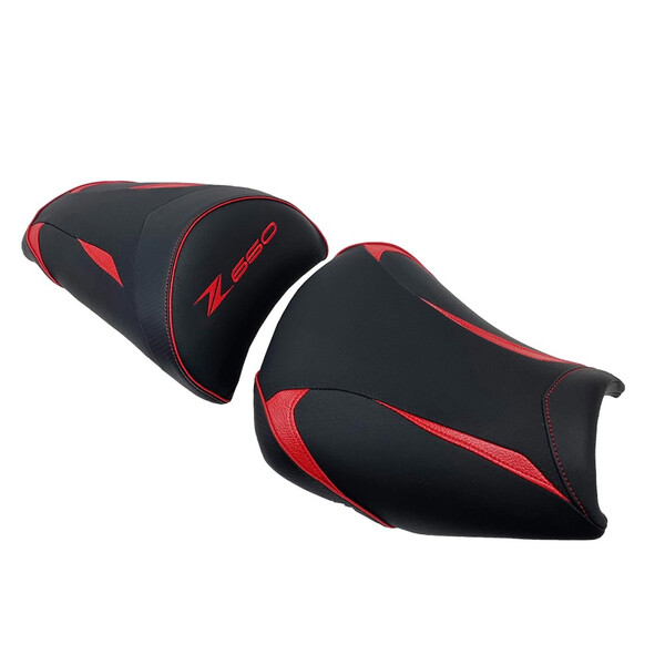 Bagster - Selle Ready Luxe série spéciale Kawasaki Z650 (2020-2023) Noir / Rouge