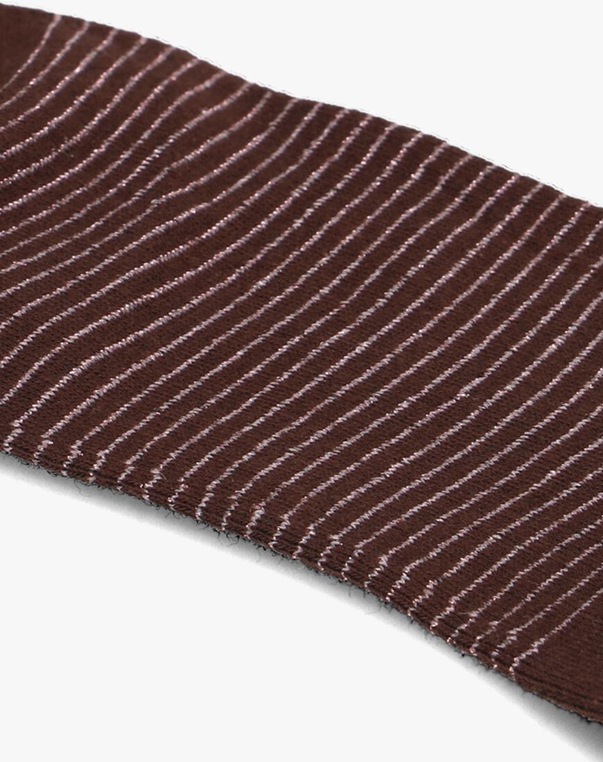 BECKSONDERGAARD taupe becksondergaard sokken dover stripe sock