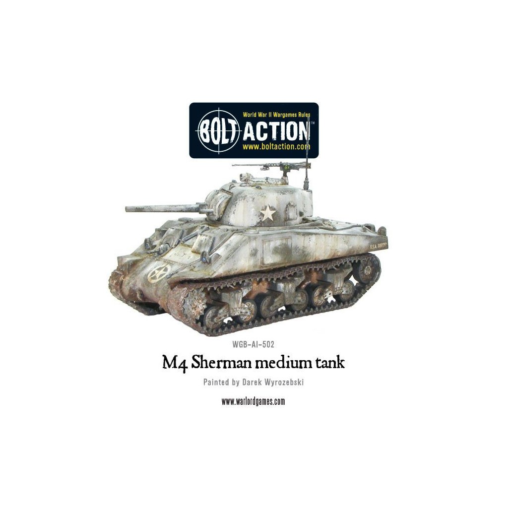 Bolt Action - M4 Sherman medium tank (plastic)