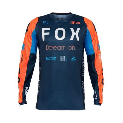 Maillot cross Fox 180 SPEC 2025 - Bleu / Rouge