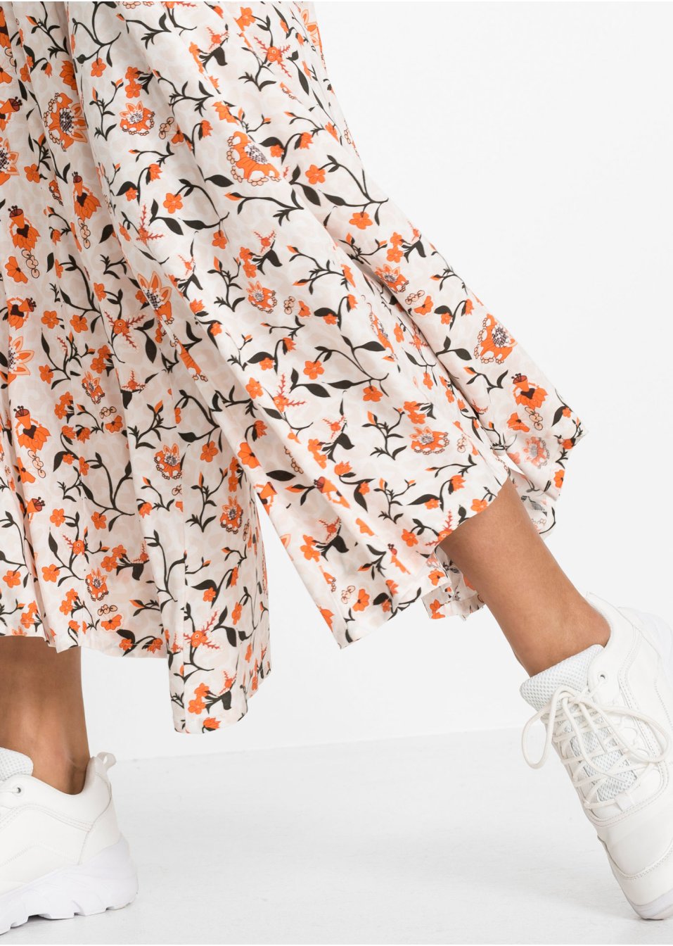Pantalon palazzo à imprimé floral