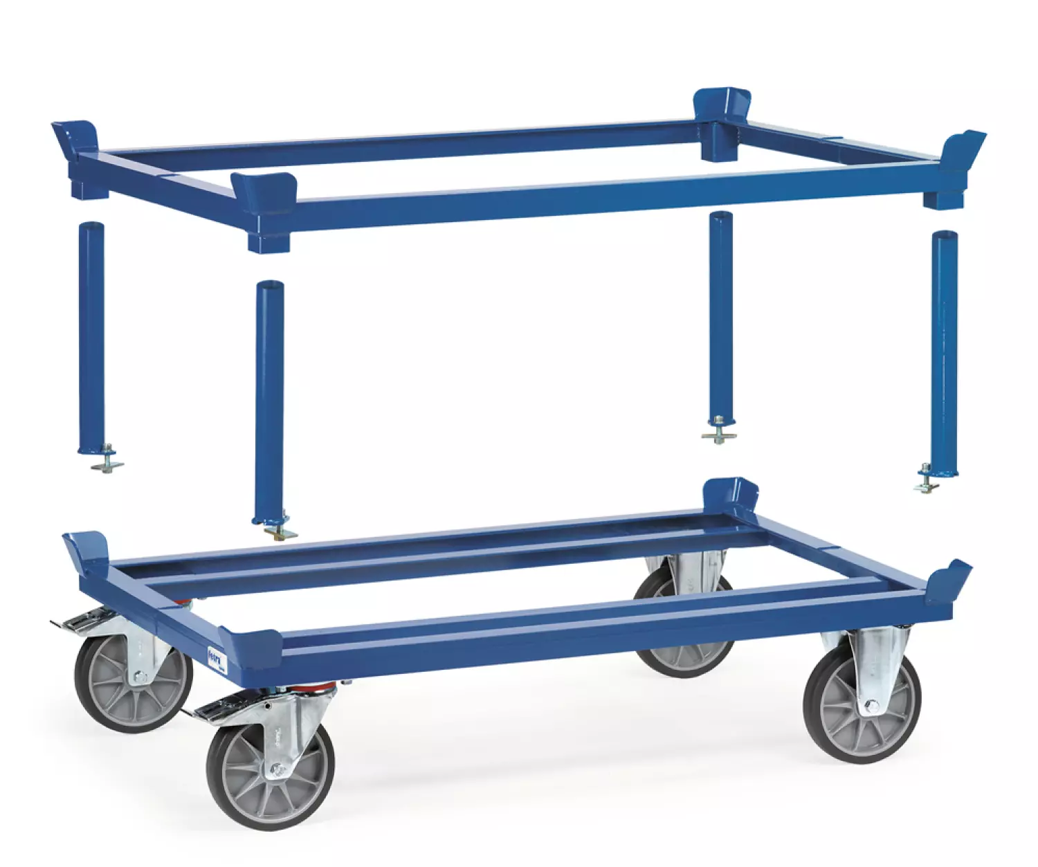 Fetra 22801 Transport trolley met TPE wielen - 1210x810mm
