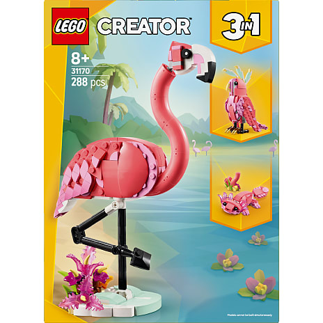 LEGO Creator 3-i-1 Vilde dyr: Pink flamingo 31170