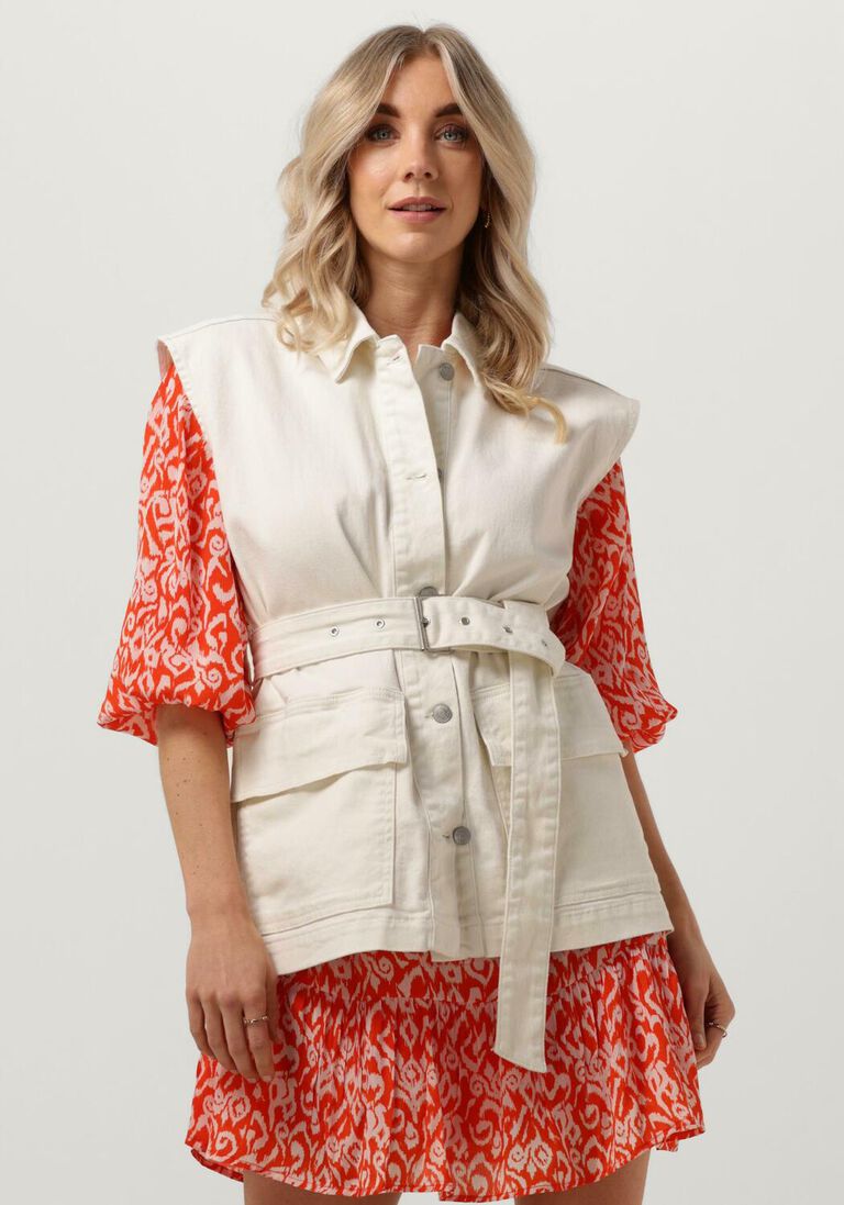 SELECTED FEMME witte selected femme gilet slfvinnie denim white vest