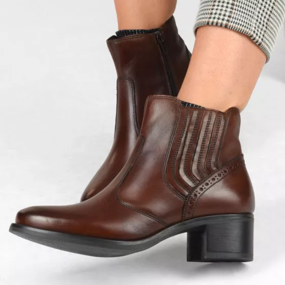 Bottines MARRON MEGIS ELEGANT