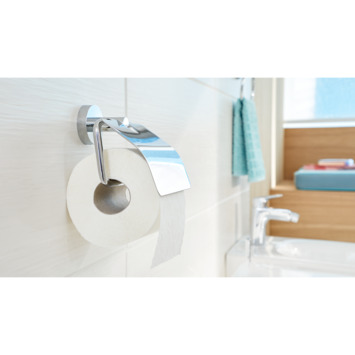 Tesa Toiletrolhouder Smooz met Deksel