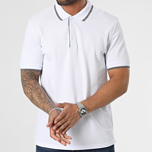 Polo Manches Courtes Blanc