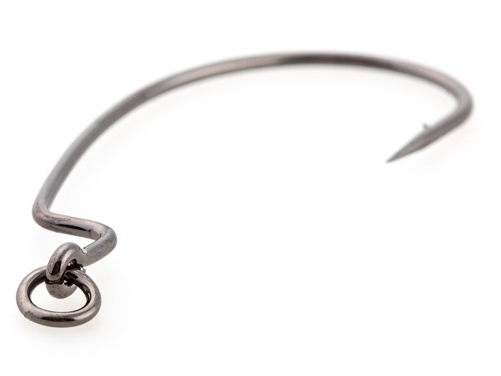 Ringed Kg Offset Hook Worm417 - Gr. 2/0(DECOY)