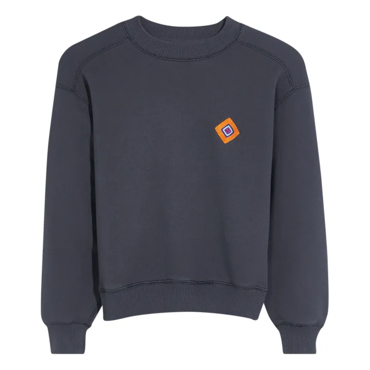 Bellerose Sweat Fadol Losange | Gris charbon