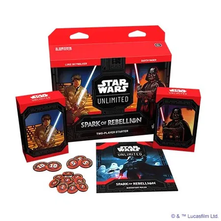 Asmodee Star Wars Unlimited Spark of Rebellion Two Player Starter (englisch)