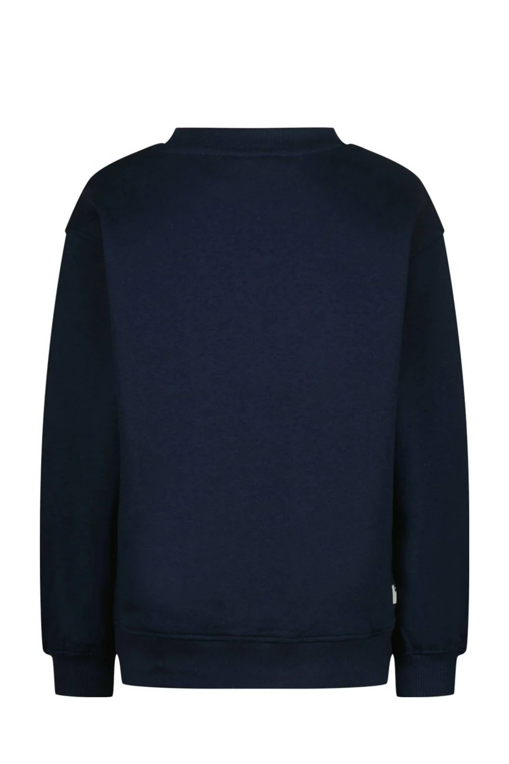 Vingino sweater donkerblauw rib gebreid