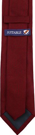 Suitable Zijde Stropdas Bordeaux TIOXF-14 Burgundy kopen