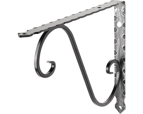 Plankenset met houten consoles 80x25 cm, draagvermogen 50 kg