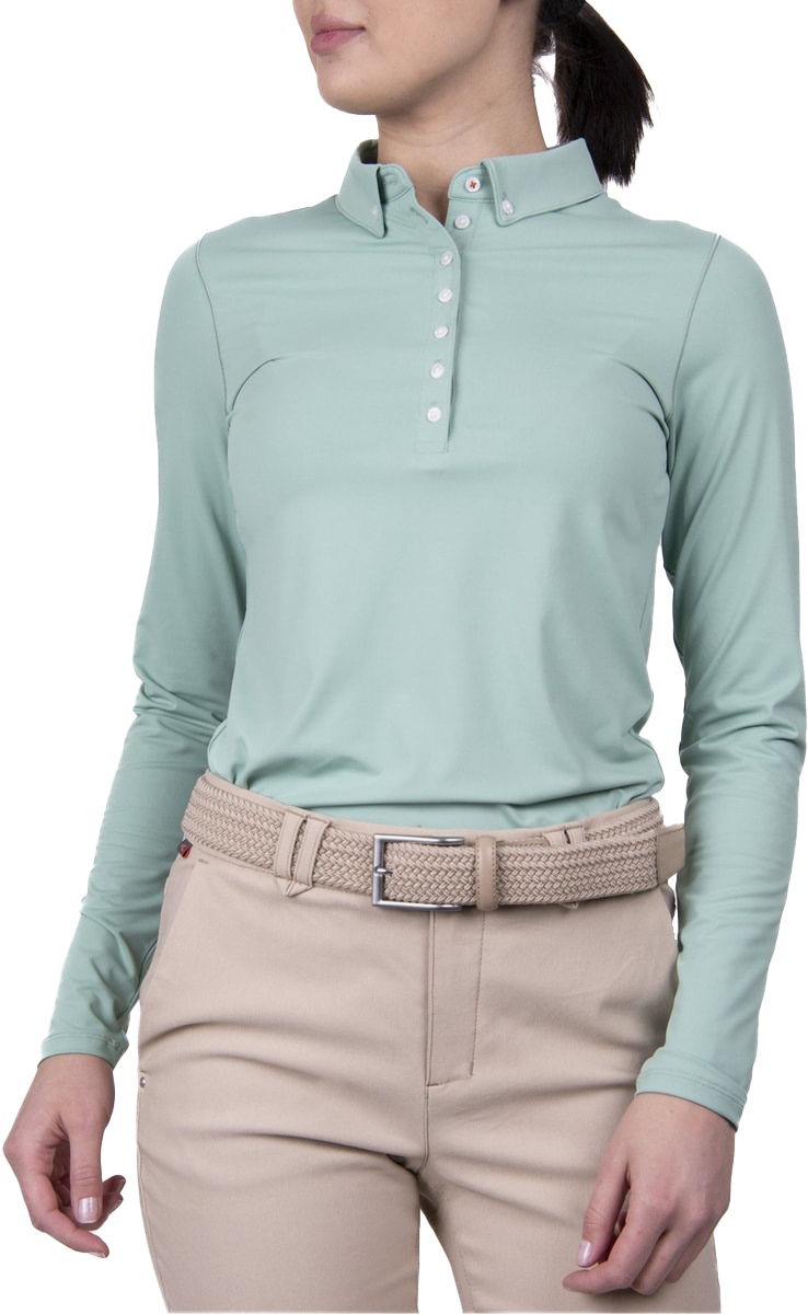 Scotscraig Polo L/S Dame Mineral