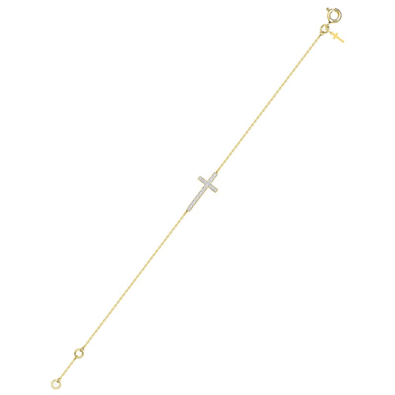 Bracelet Femme - Or 18 Carats - Longueur : 18 cm