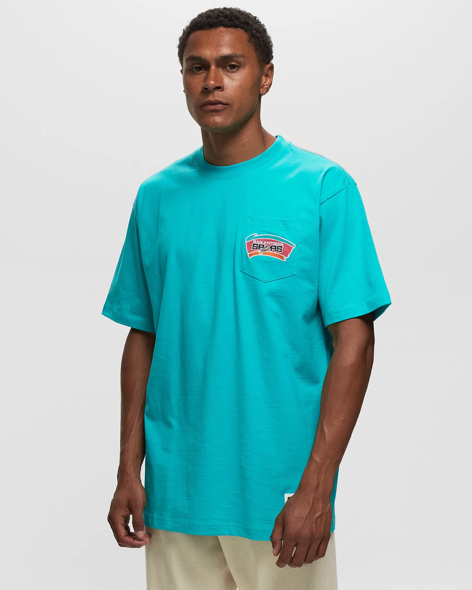 Mitchell & Ness NBA PREMIUM POCKET TEE SAN ANTONIO SPURS