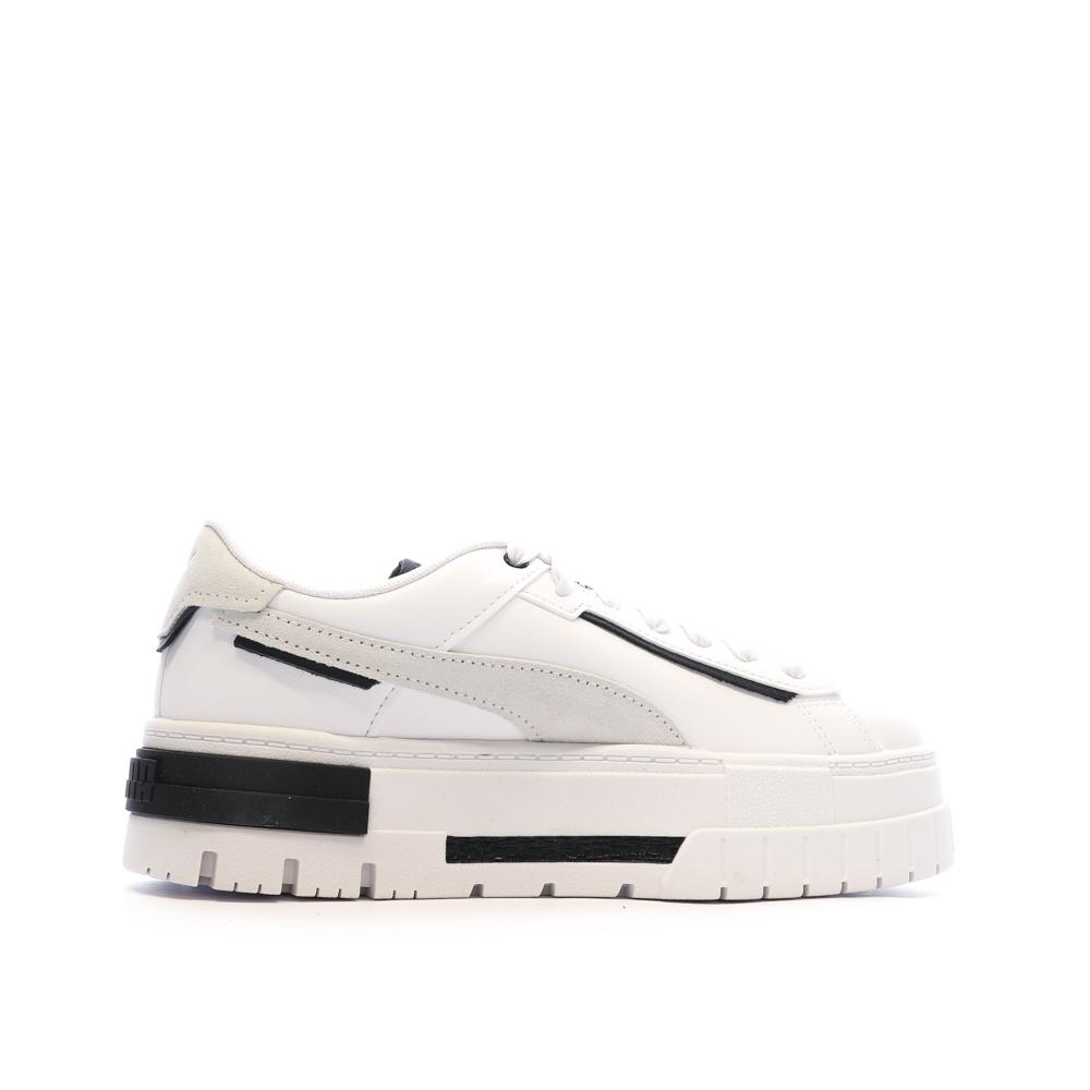 Puma Baskets Blanches/Grises Femme Puma Mayze Crashed