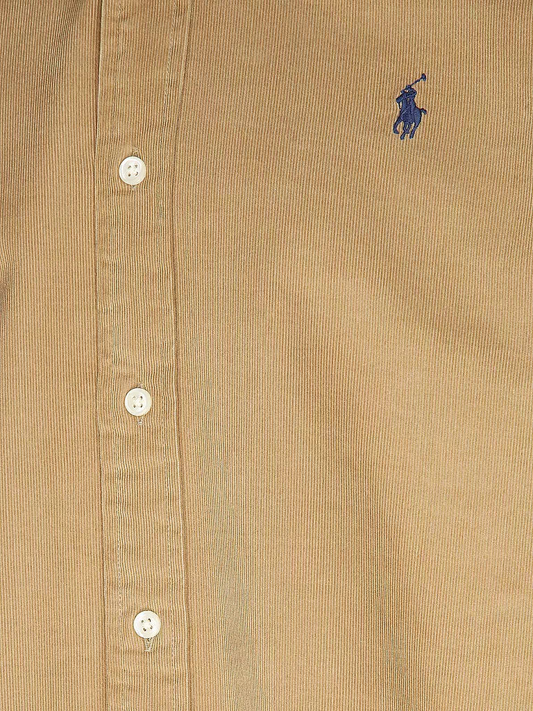 POLO RALPH LAUREN Cordhemd Slim Fit camel