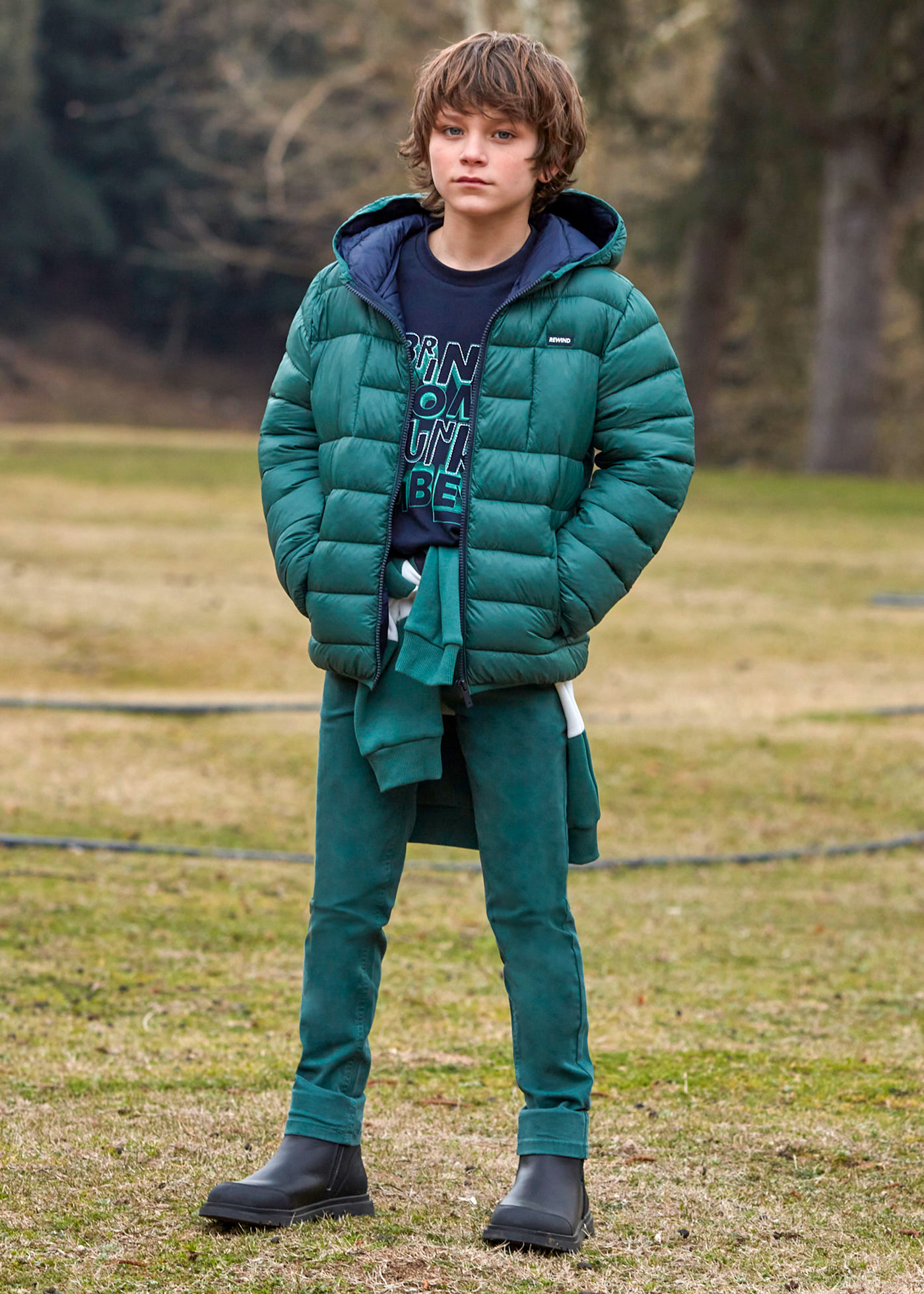 Calças slim fit Better Cotton para meninos
