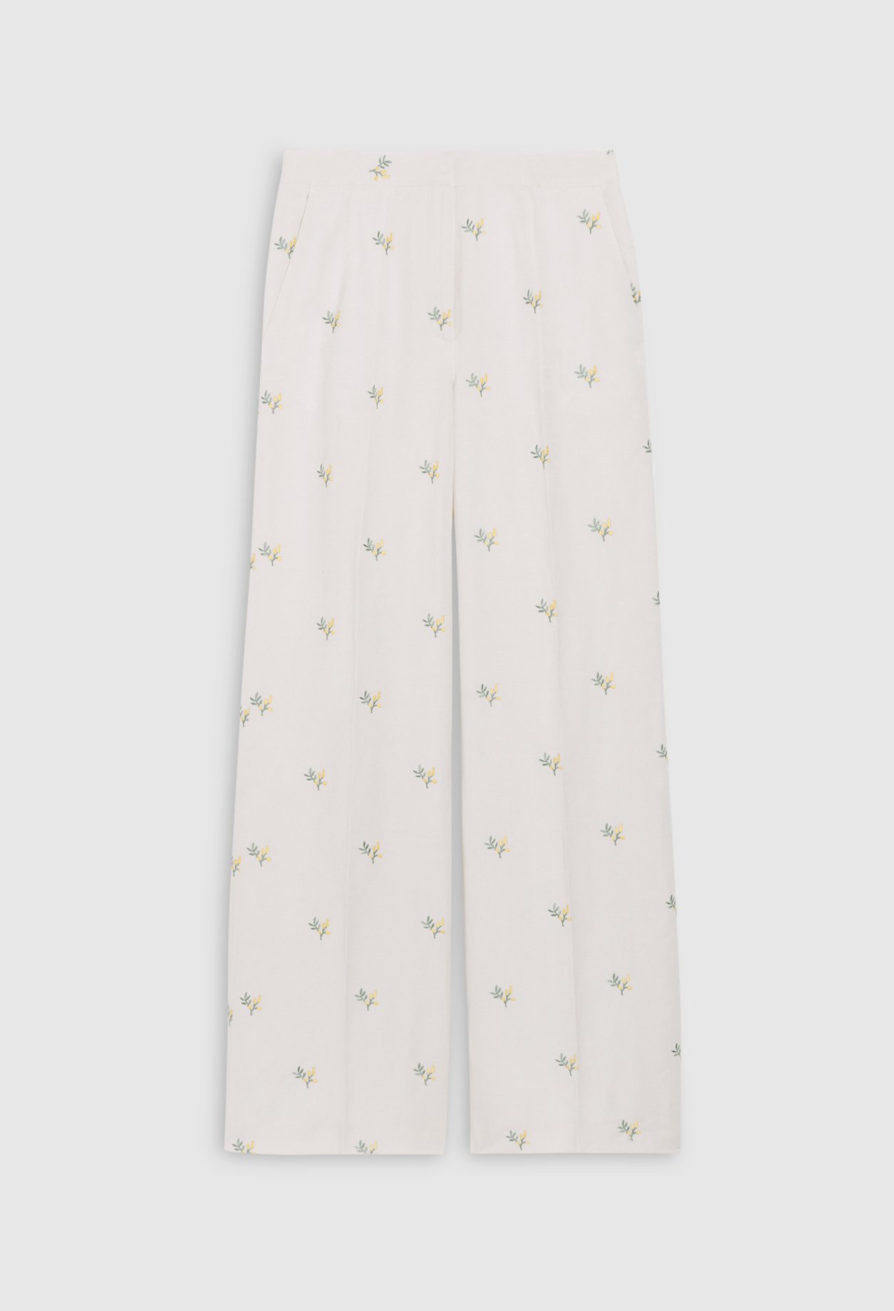 Pantalon broderie mimosa