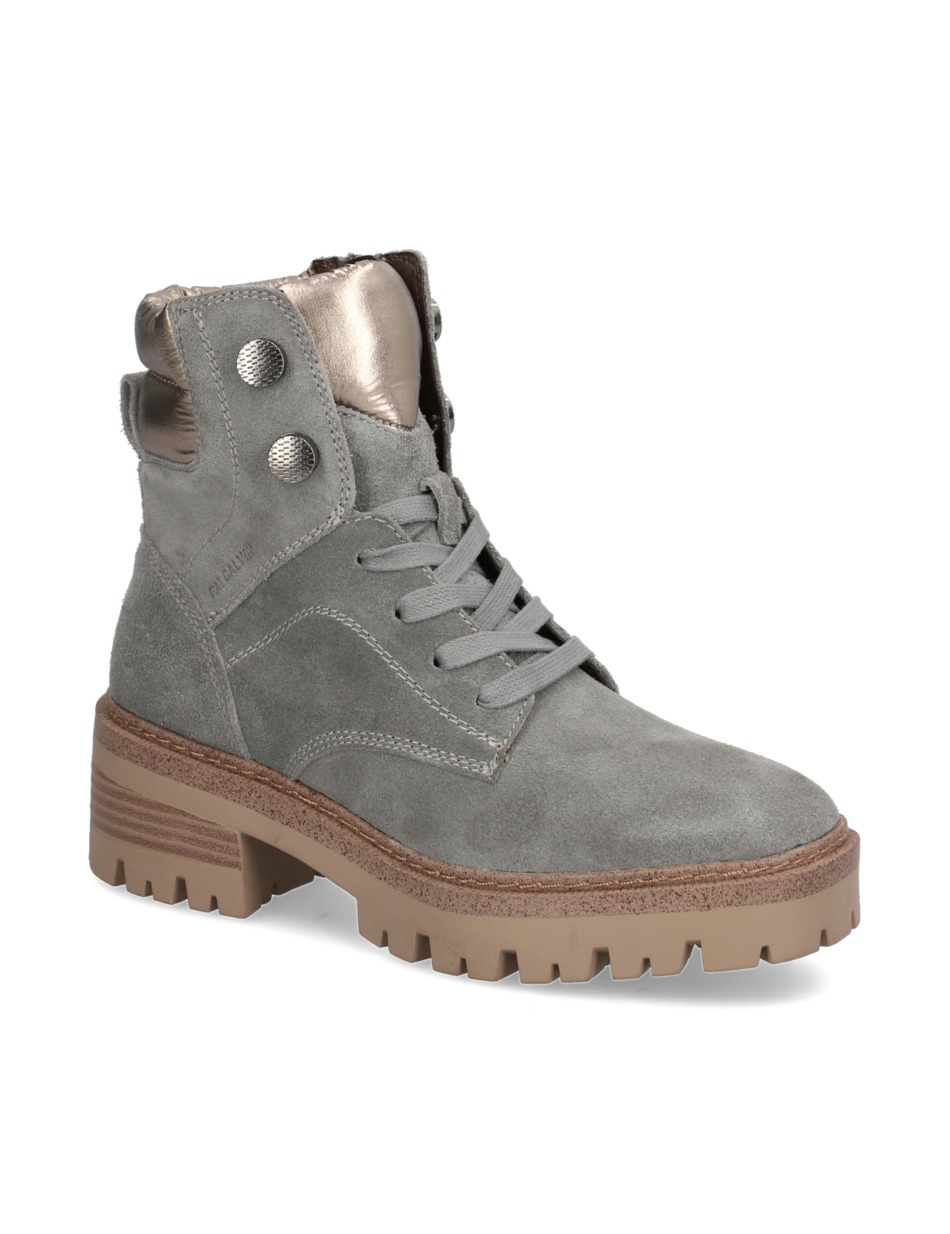 Veloursleder Schnürboot