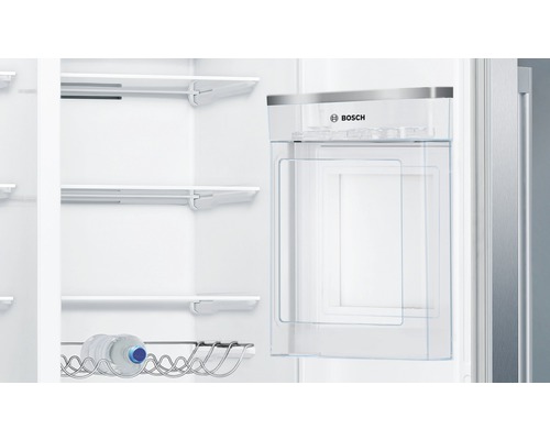 Bosch KAG93AIEP side-by-side koelkast, afmetingen (B x H x D): 90,8 x 178,7 x 70,7 cm, koelgedeelte: 369 l, vriesgedeelte: 191 l