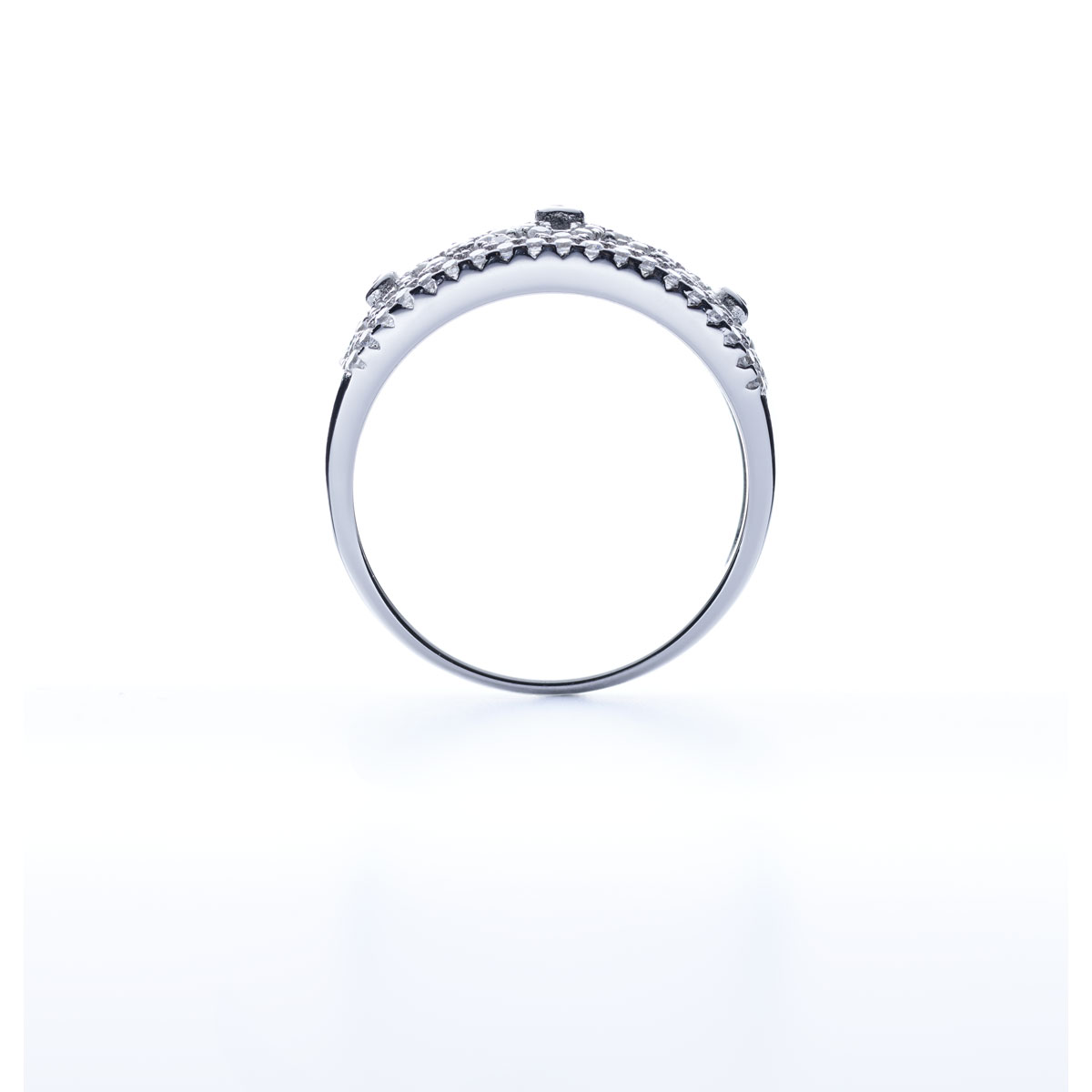 Bague argent 925 zirconias