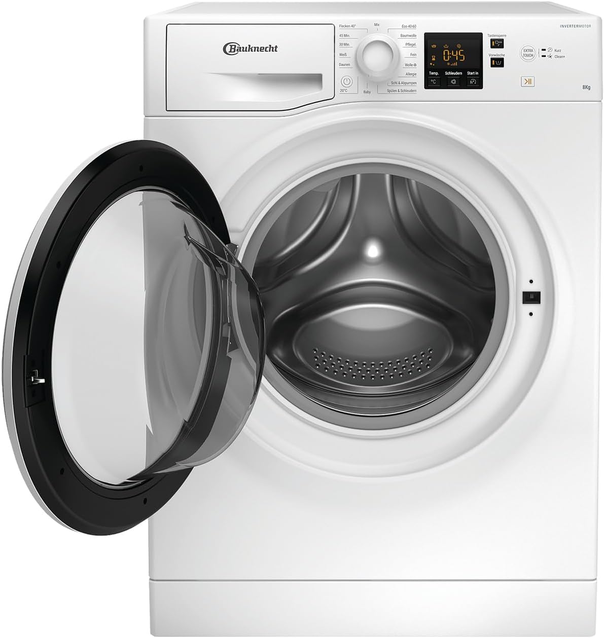 Bauknecht W8 W6400 A Waschmaschine/ 8kg/ Frontlader/Digital Motion-Technologie/AutoClean/Anti-Allergie-Programm/ 1400 U/min, weiß