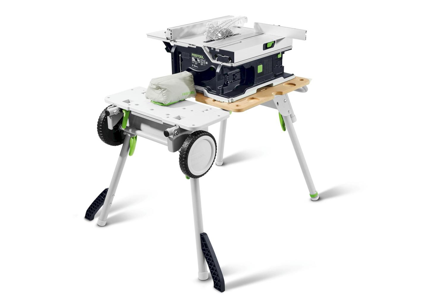 Festool CSC SYS 50 EBI-Basic-Set Accu Tafelcirkelzaag 2x18V Basic Body met Onderstel - 577371