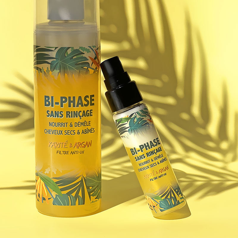 Démêlant bi-phase à l'argan et au karité 200ml
