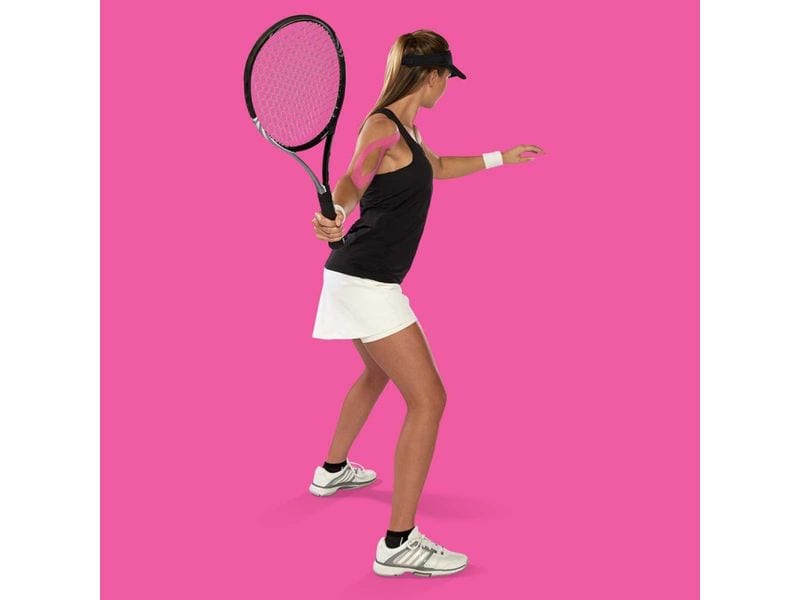 K-Tape K-Tape XXL pink 5 cm x 22 m Atmungsaktives Kinesiology Tape für Muskeln und Gelenke