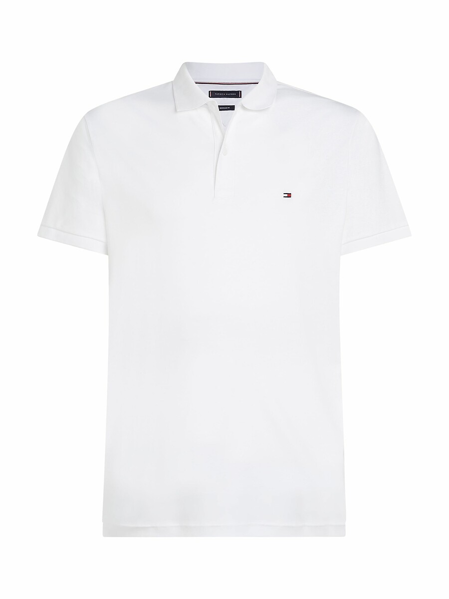 TOMMY HILFIGER<br>Camisa polo regular de manga curta em algodão macio