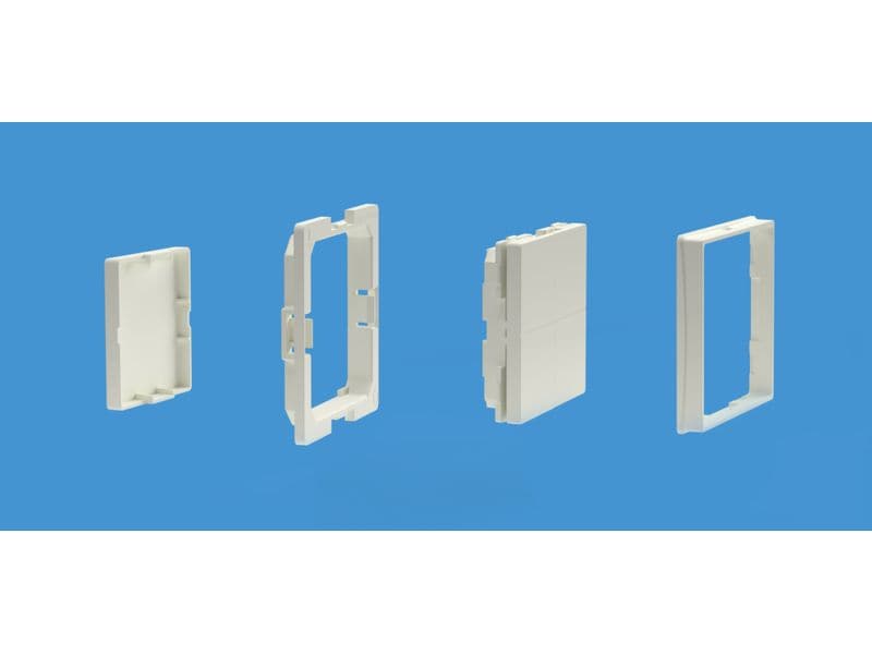 Shelly BLU Wall switch 4 weiss, stand alone Intelligenter Vier-Tasten-Bluetooth-Schalter