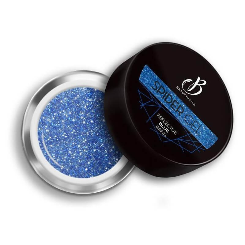 Spider gel ultra-pigmenté 03 reflective blue Beauty Nails 5g