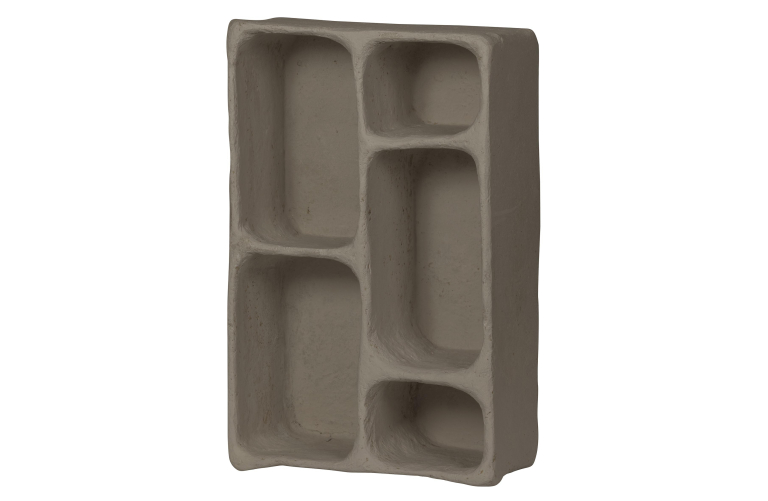 WOOOD Clay wandkast grijs