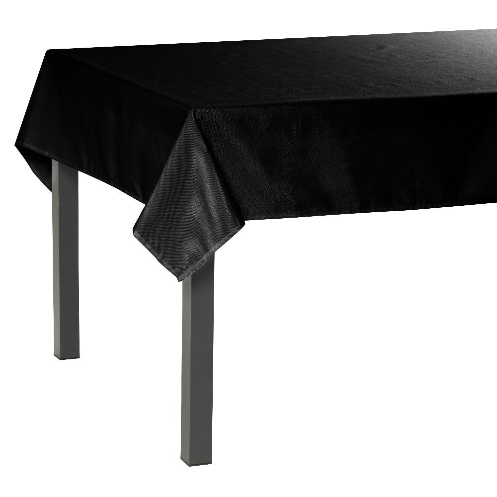 Nappe rectangulaire en tissu noir