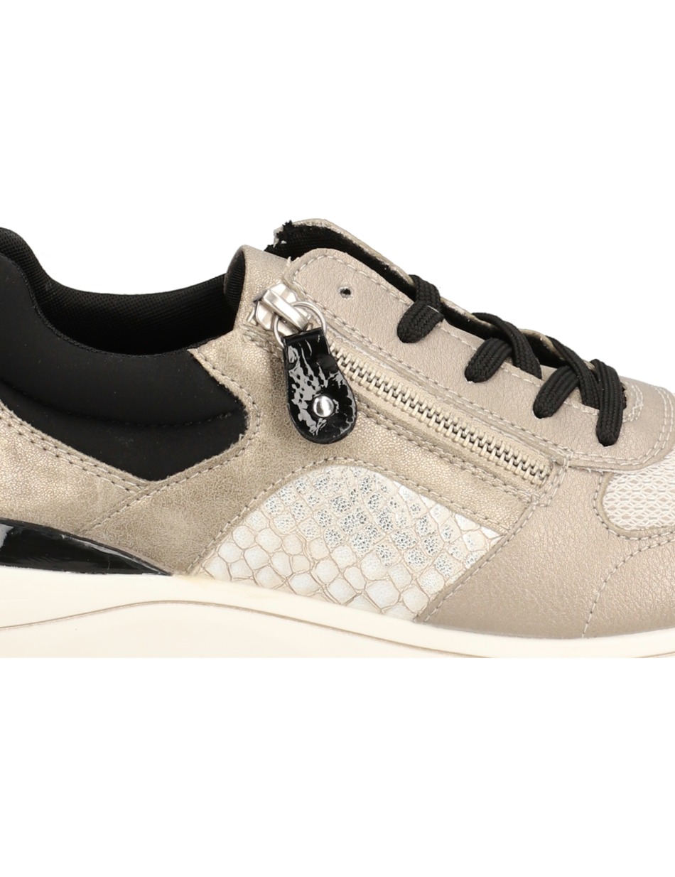 Lederkombination Sneaker