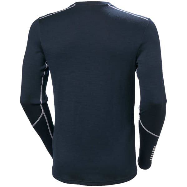 T-shirt thermique HELLY HANSEN LIFA MERINO MIDWEIGHT CREW NAVY
