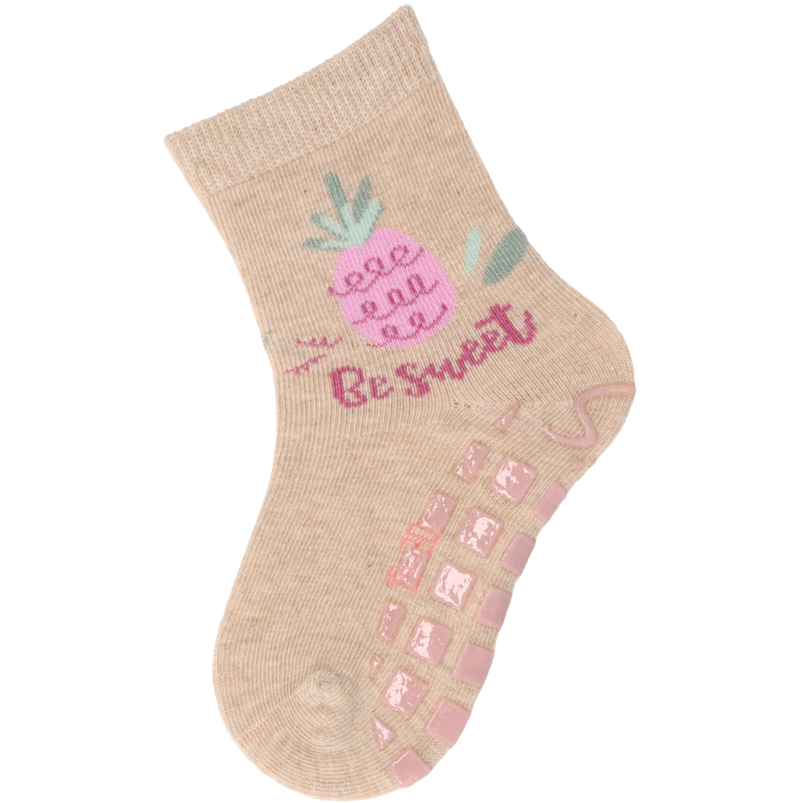 Sterntaler ABS-Socken DP Obst beige mel.