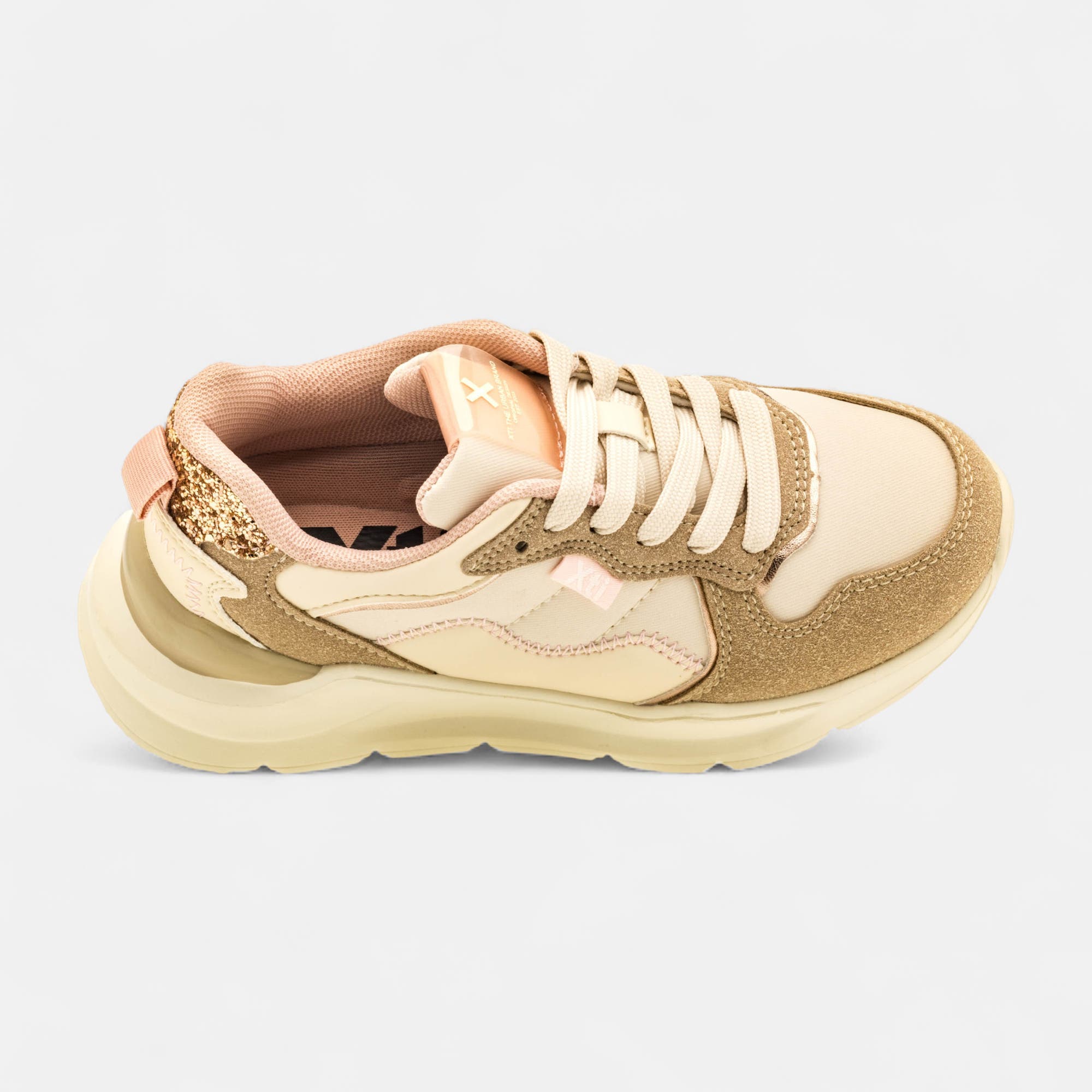 Baskets Fille beige