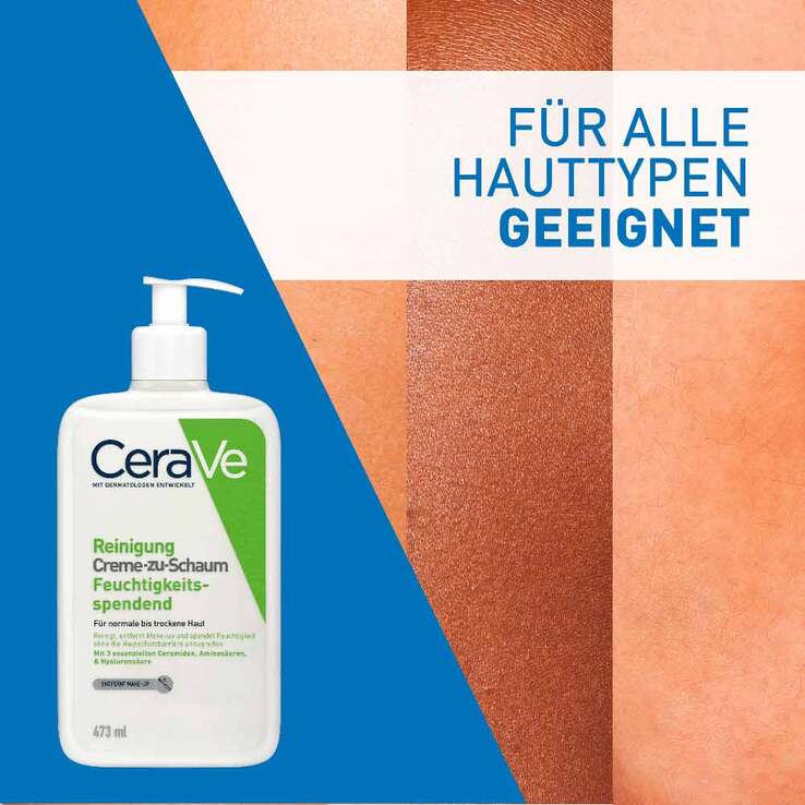 Cerave Creme-zu-Schaum Reinigung, 473 ml