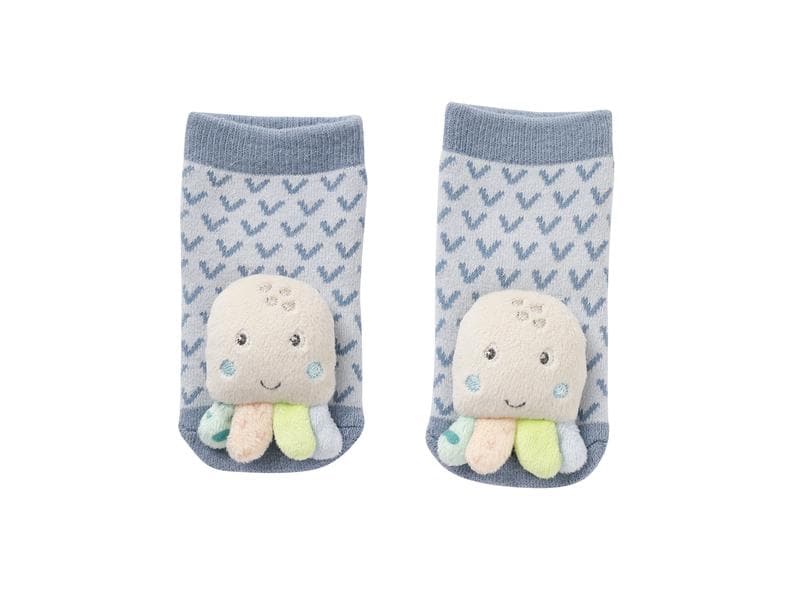 fehn Rassel Socken Oktopus Activity-Babysöckchen