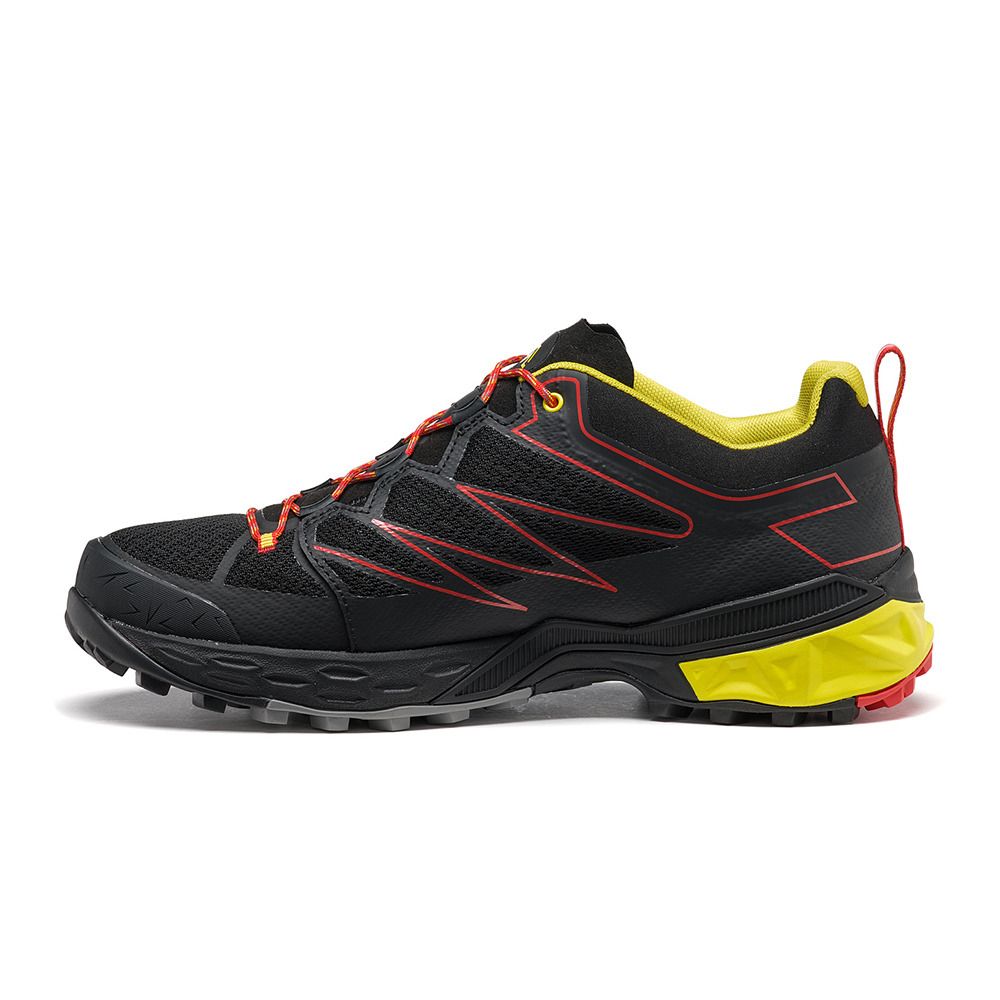 Asolo SOFTROCK - Chaussures trekking Homme black/black/yellow