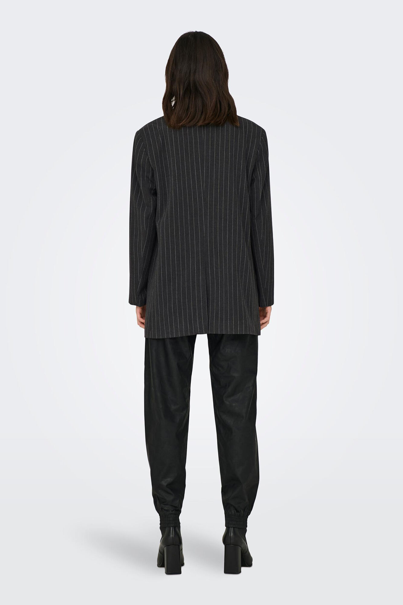 Blazer listrado oversized