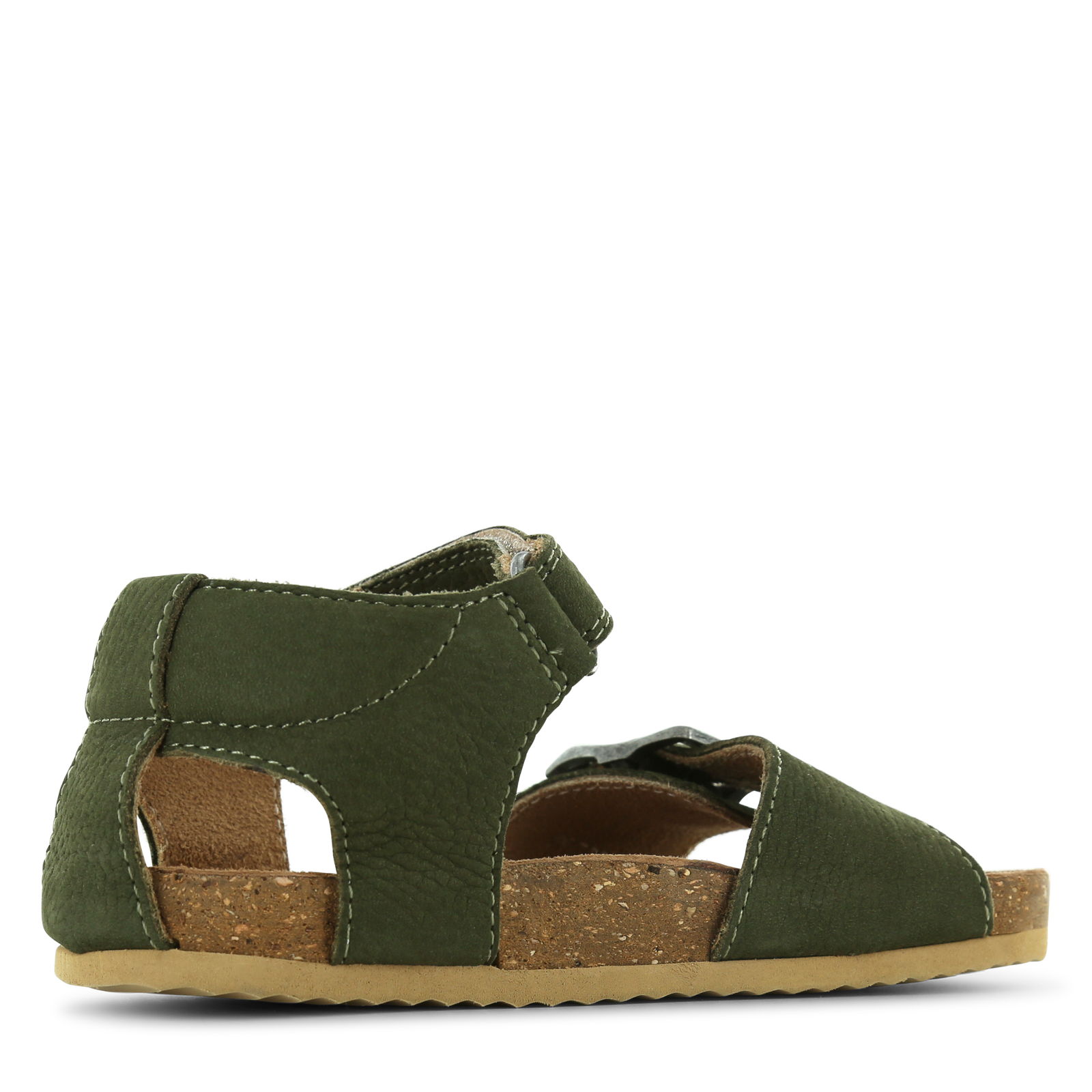 Shoesme groene sandaal met gesp Leer | Uni schoenen