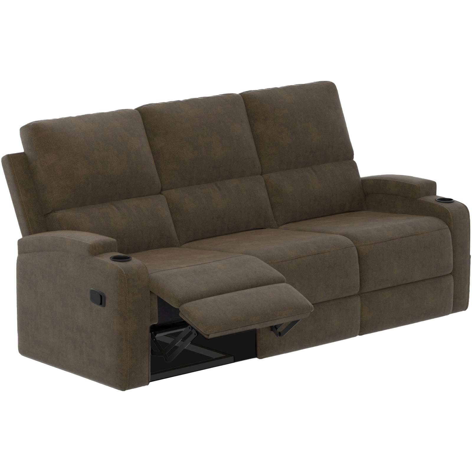 Home affaire 3-Sitzer »Napori« Kinosofa mit 2 x Relaxfunktion und Getränkehalter