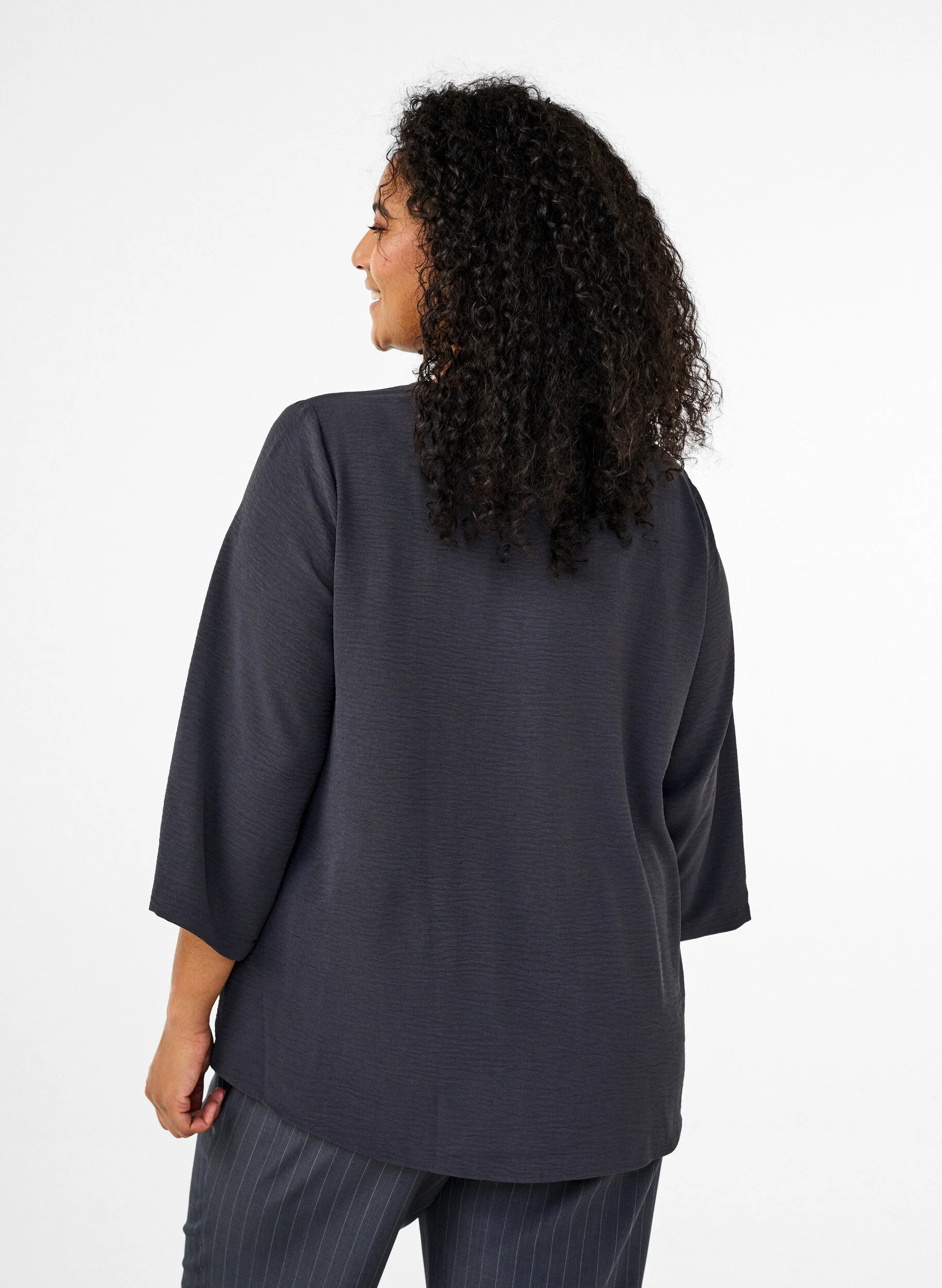 FLASH - Bluse med 3/4 ærmer