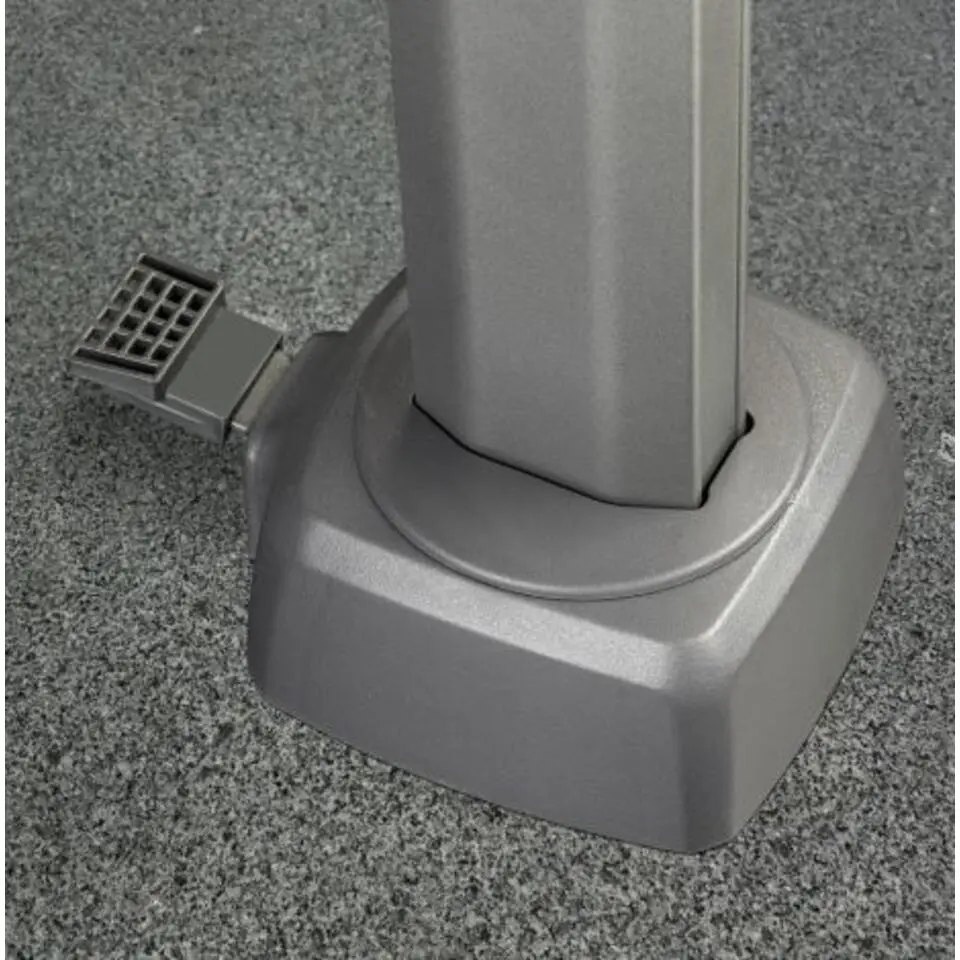 Platinum Challenger Premium T1 3x3 m - Manhattan Grey met voet en hoes
