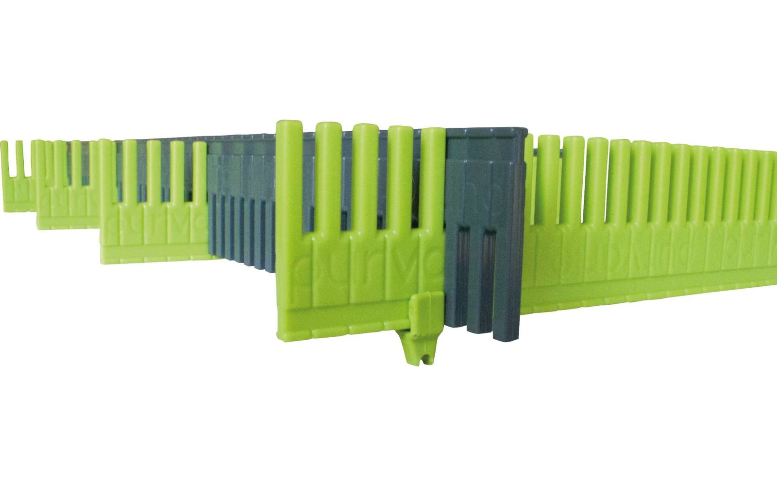 Purvario by Dörr Stauleisten für Kühlschränke 8er Set anthrazit / lime